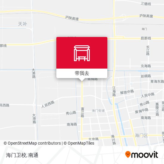 海门卫校地图