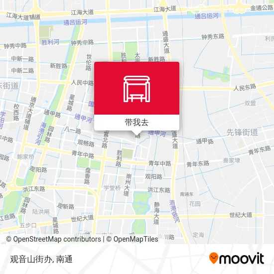 观音山街办地图