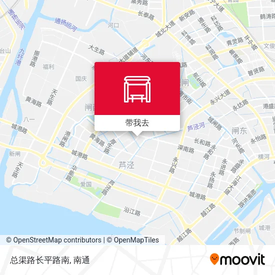 总渠路长平路南地图