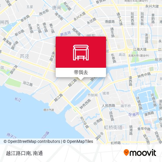 越江路口南地图