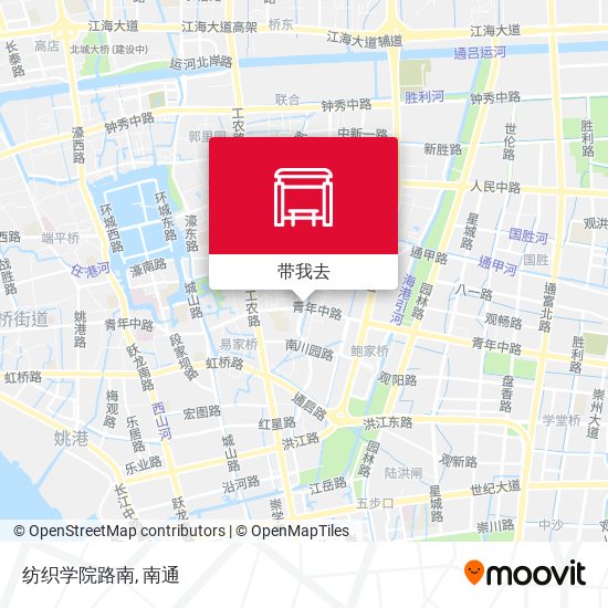 纺织学院路南地图