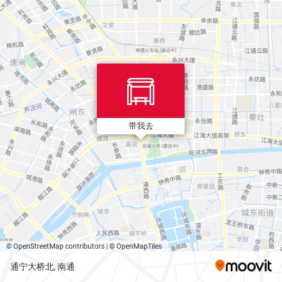 通宁大桥北地图