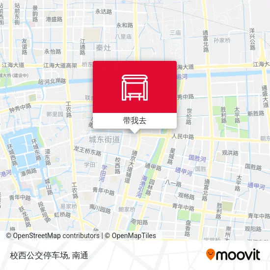 校西公交停车场地图