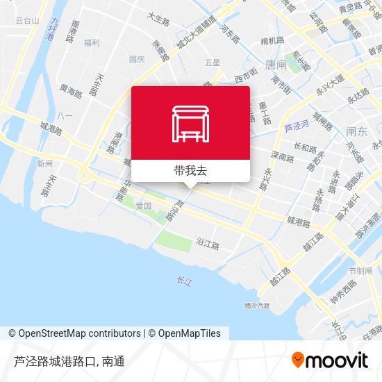 芦泾路城港路口地图