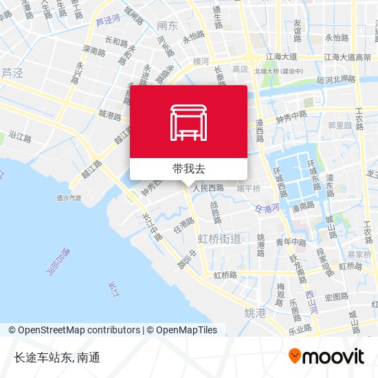 长途车站东地图