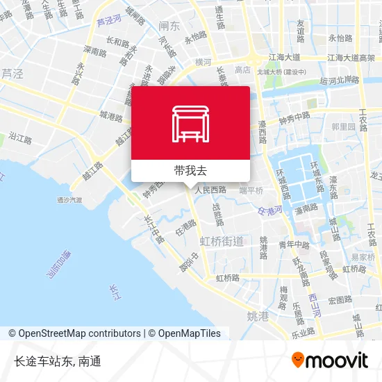 长途车站东地图