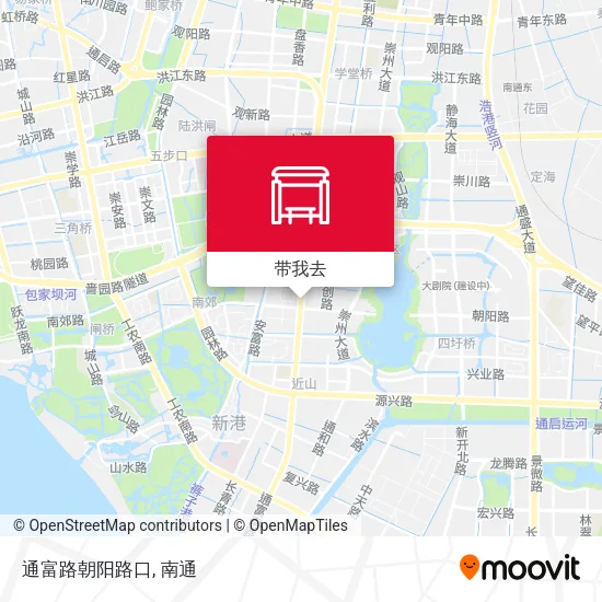 通富路朝阳路口地图