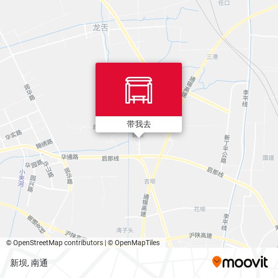 新坝地图