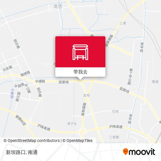 新坝路口地图