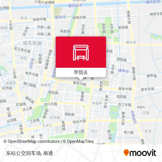 东站公交回车场地图