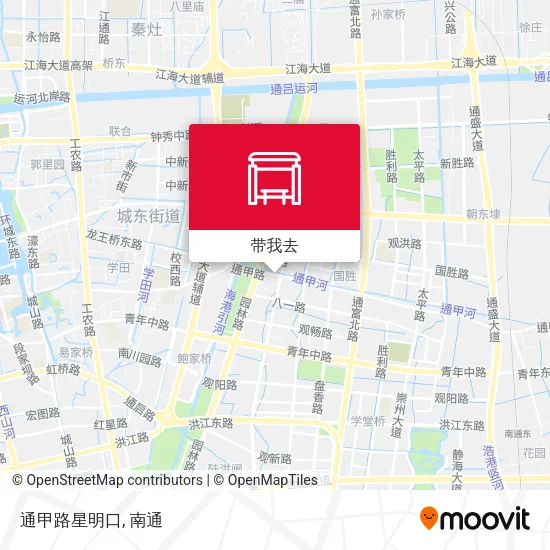 通甲路星明口地图