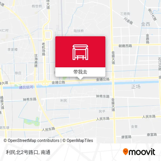 利民北2号路口地图