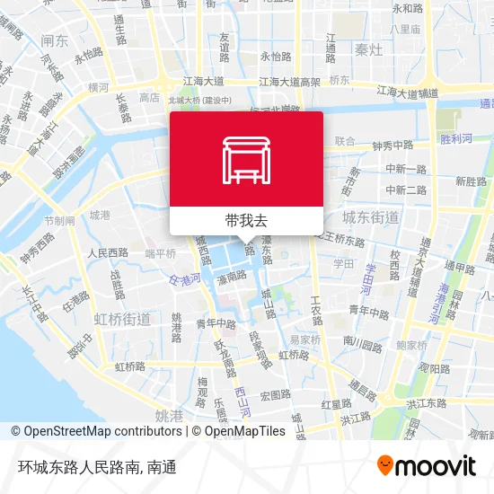 环城东路人民路南地图