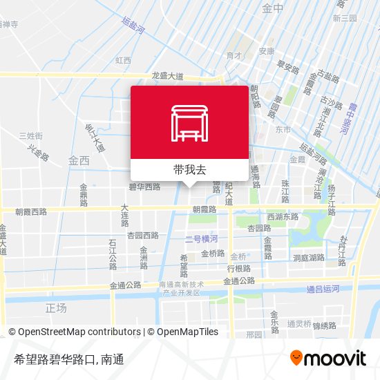 希望路碧华路口地图