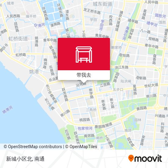 新城小区北地图