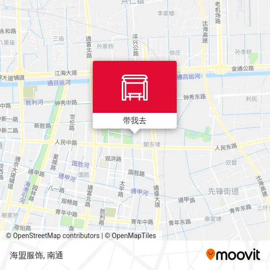 海盟服饰地图