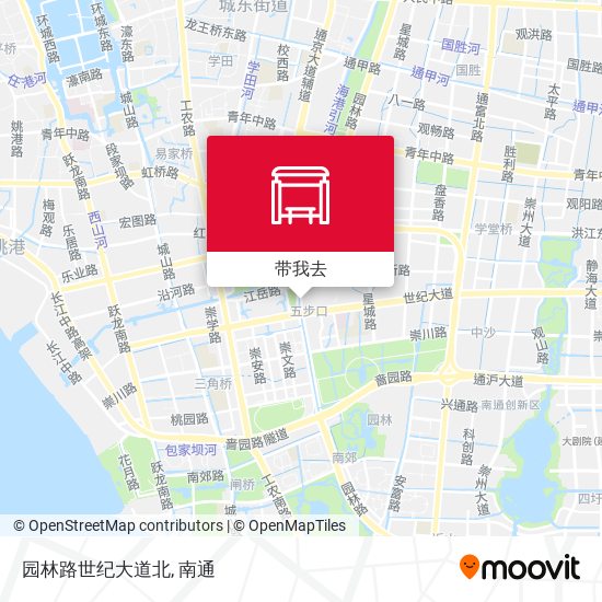 园林路世纪大道北地图
