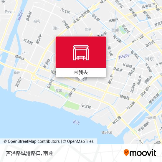芦泾路城港路口地图