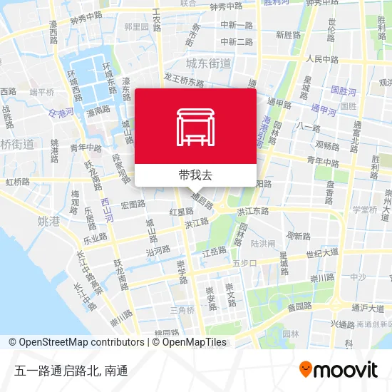 五一路通启路北地图
