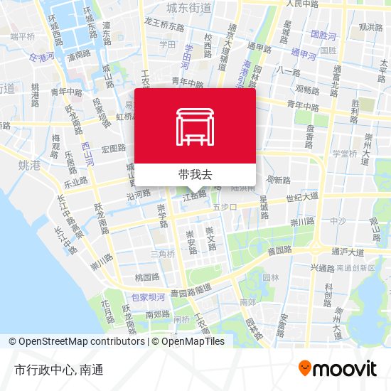 市行政中心地图