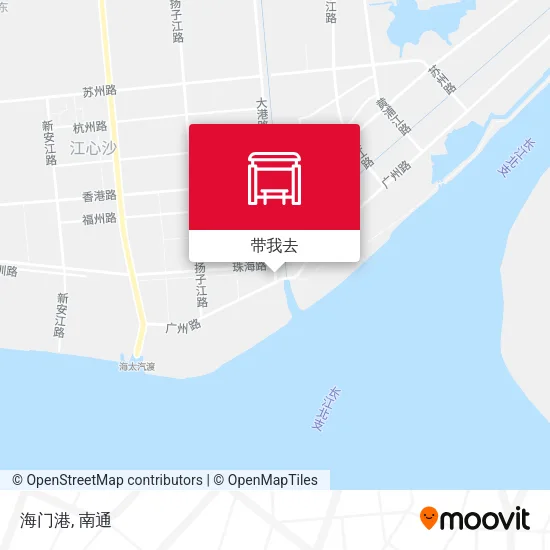 海门港地图