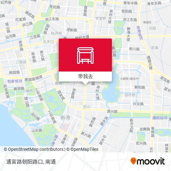 通富路朝阳路口地图