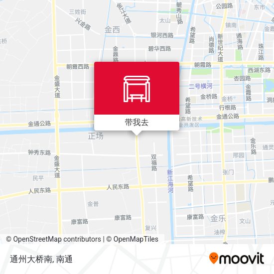 通州大桥南地图