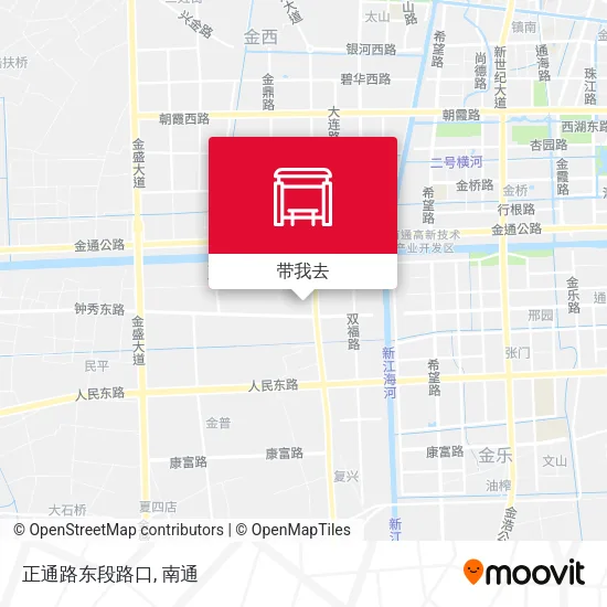 正通路东段路口地图