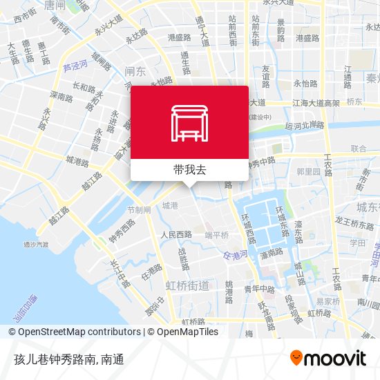 孩儿巷钟秀路南地图
