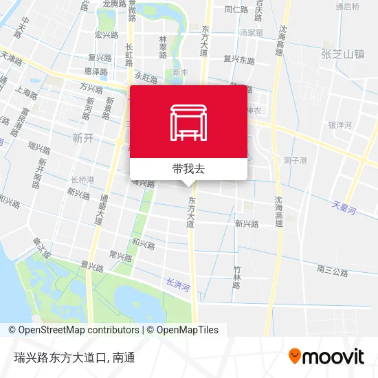 瑞兴路东方大道口地图