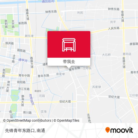 先锋青年东路口地图