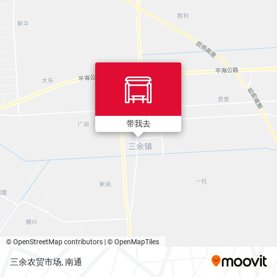 三余农贸市场地图