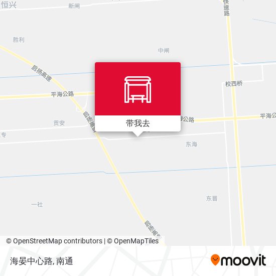 海晏中心路地图