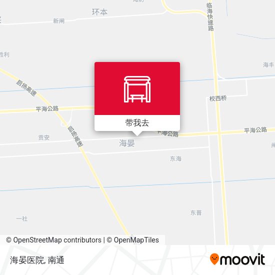 海晏医院地图