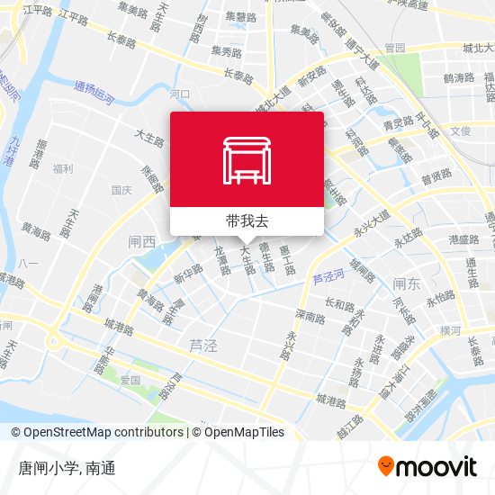 唐闸小学地图