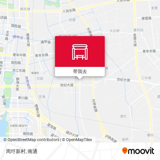 周圩新村地图