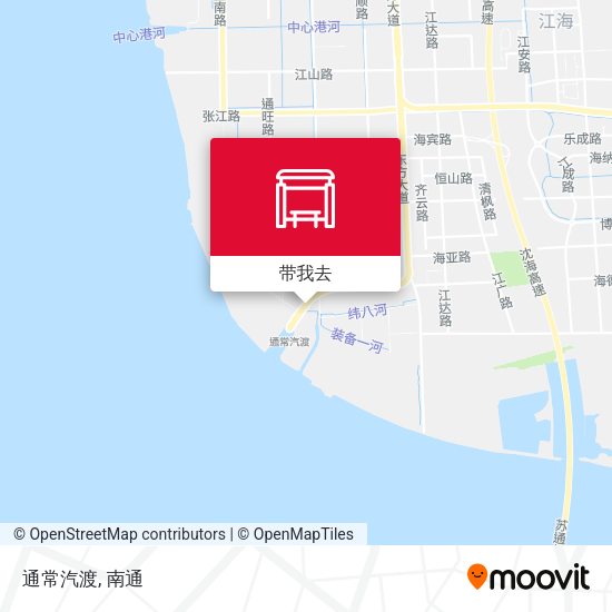 通常汽渡地图