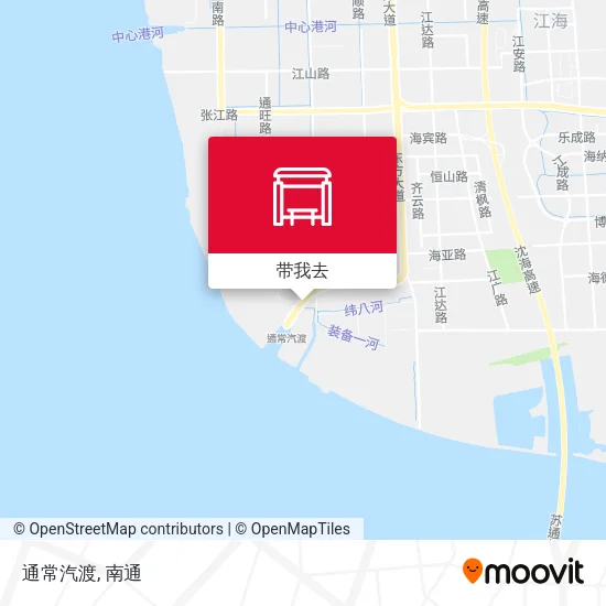 通常汽渡地图