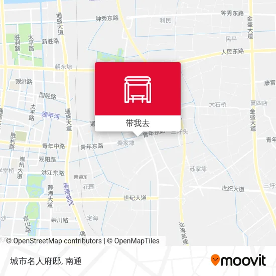 城市名人府邸地图