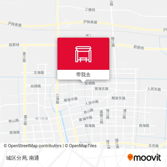 城区分局地图