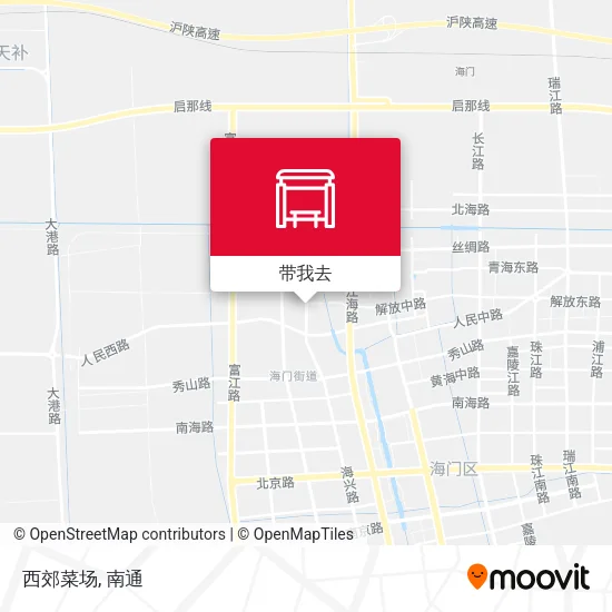 西郊菜场地图