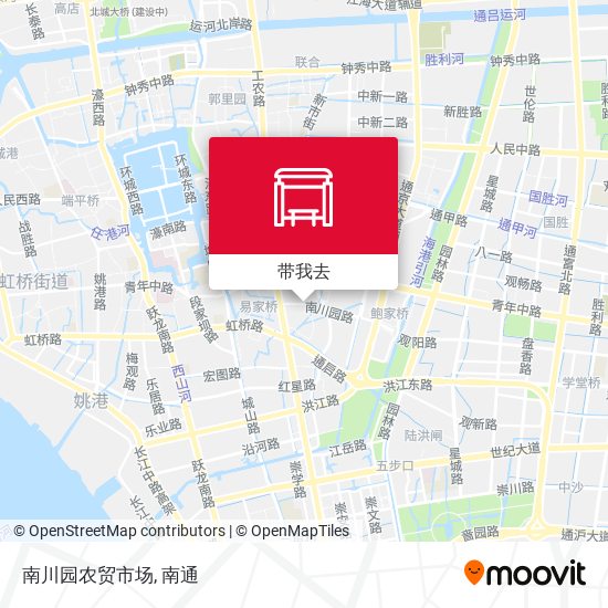 南川园农贸市场地图