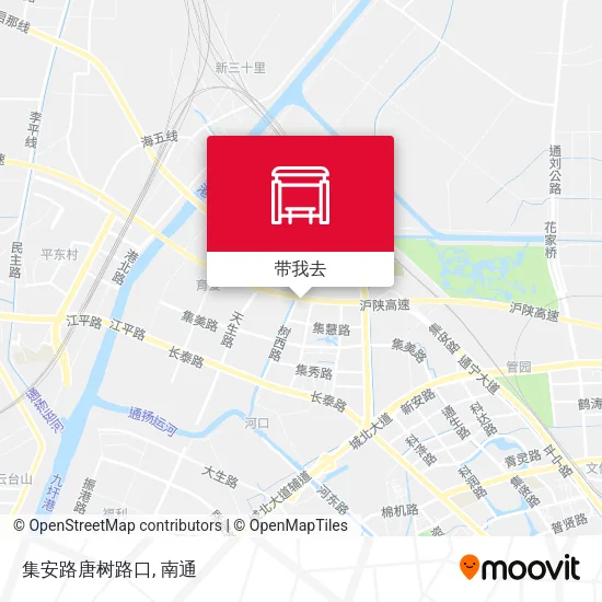 集安路唐树路口地图