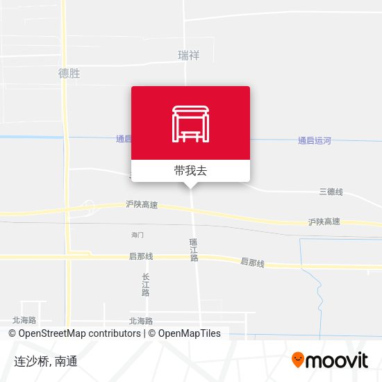 连沙桥地图