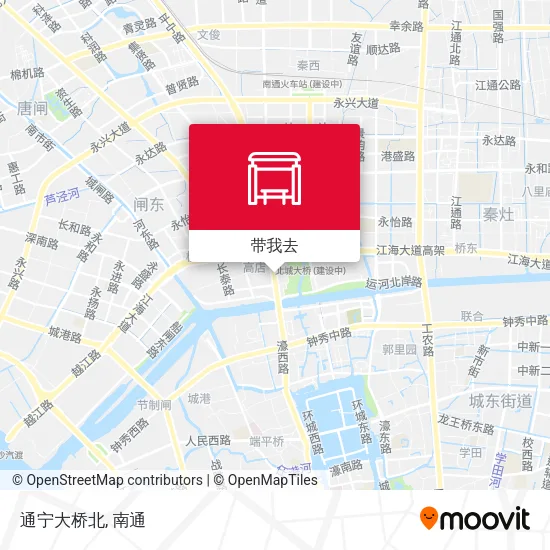 通宁大桥北地图