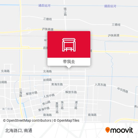 北海路口地图