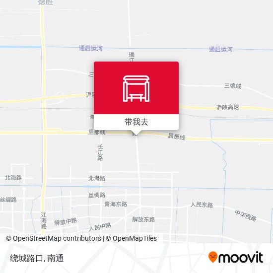 绕城路口地图
