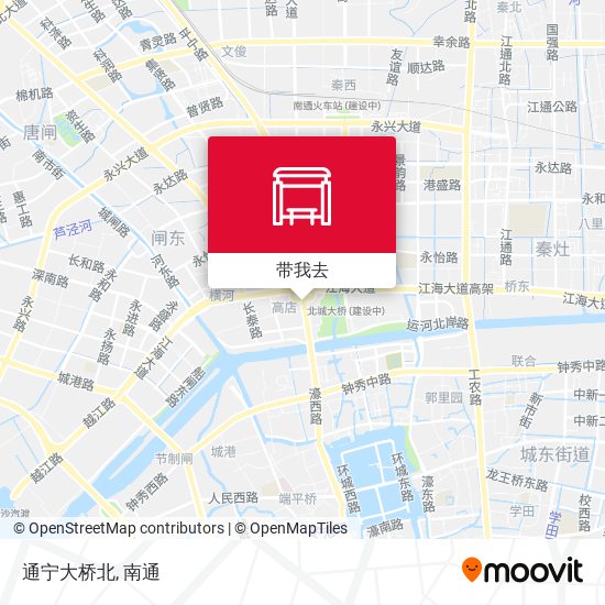 通宁大桥北地图