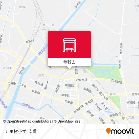 五里树小学地图