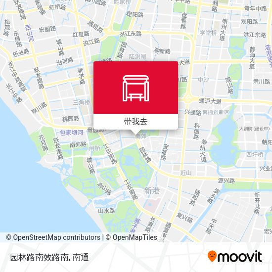 园林路南效路南地图